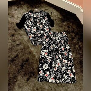 Alfred Donner, vintage top and skirt